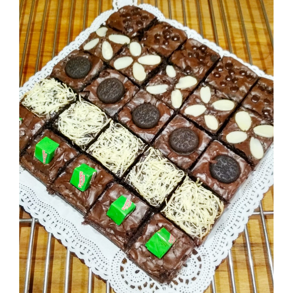 

Fudgy Brownies Skat Panggang