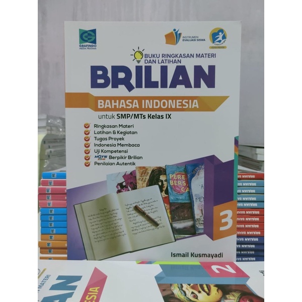 BRILIAN BAHASA INDONESIA  kelas IX-9 SMP/MTS edisi revisi Grafindo