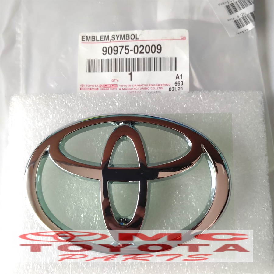 Emblem Logo Pintu Bagasi Toyota Corolla Altis Camry Land Cruiser 90975-02009