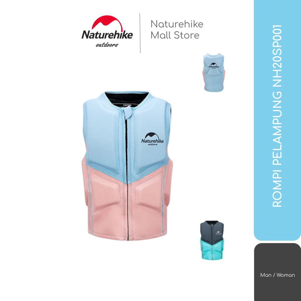 ROMPI PELAMPUNG NATUREHIKE NH20SP001 NEOPRENE LIFE VEST WORK JACKET RENANG