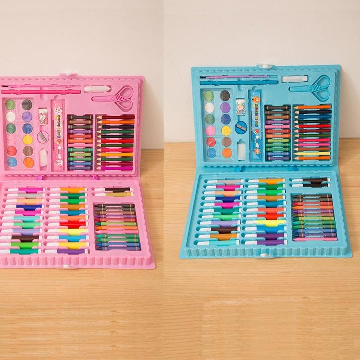 

Recomend Stationary Set isi 86 pcs Pensil Crayon Warna Cat Air / Perlengkapan Sekolah Menggambar Anak / Alat Warna !