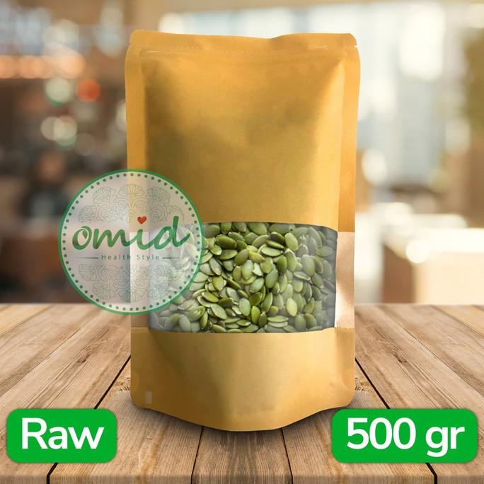 

Organic Raw Pumpkin Seeds (Biji Labu Organik Mentah) 500Gr