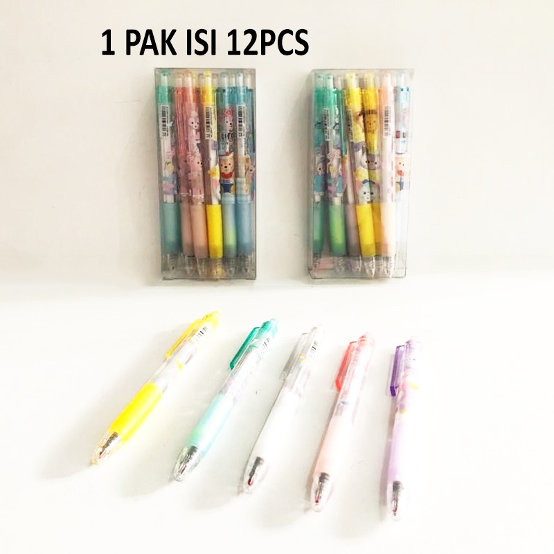 

PULPEN BERUANG GROSIR DAPAT 12PCS ALAT TULIS SEKOLAH LUCU DAN MURAH