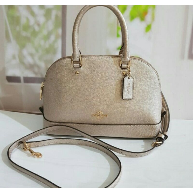 Tas Coach Sierra Mini Platinum Original
