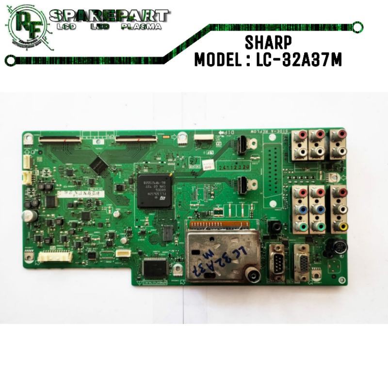 MB TV SHARP LC-32A37M Mainboard tv sharp lc 32a37 m