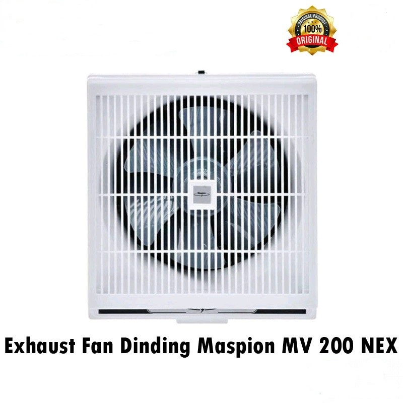 EXHAUST FAN MASPION 8 INCH MV 200 NEX HEXOS HEKSOS VENTILASI MASPION 8INCH