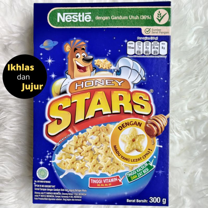 

Honey Stars Cereal 300 gram Nestle Star Sereal