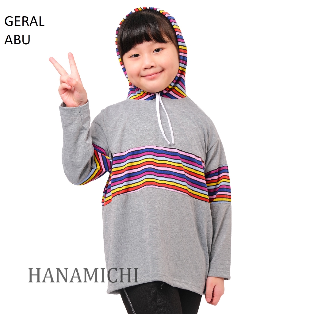 Hanamichi GERAL Hoodie Anak Lengan Panjang