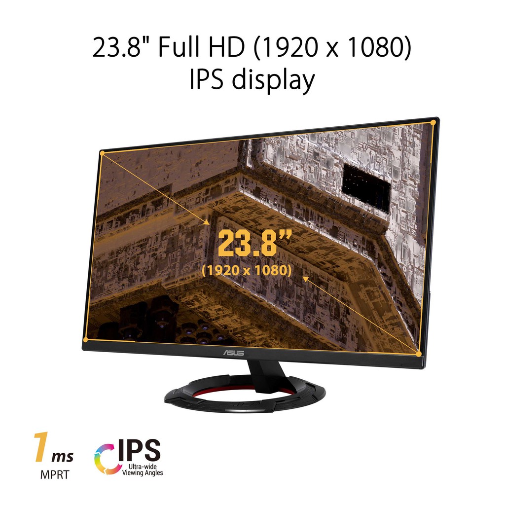 LED Asus TUF Gaming VG249Q1R 24&quot; IPS 165Hz 1ms Freesync Gaming Monitor