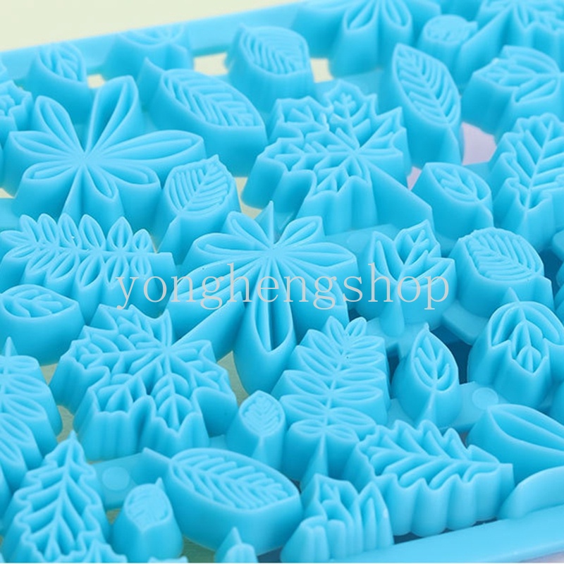 Cetakan Emboss Fondant / Biskuit / Kue / Cookie DIY 20 Desain Bunga Hias Berlian