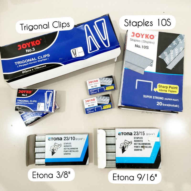 

[CUCI GUDANG] Joyko Clips Staples Alat Tulis
