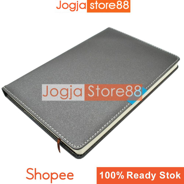 

Buku Catatan Bisnis Cover Kulit Kertas A5 - Black