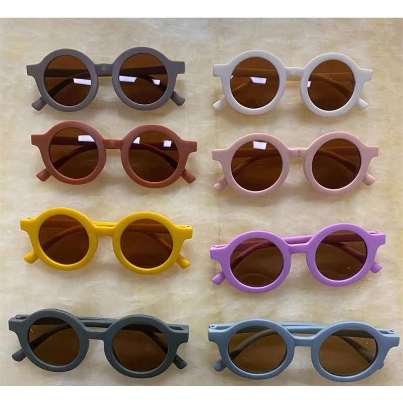 ✅ COD KUMA Kacamata Hitam Kacamata Bingkai Bulat Anti Ultraviolet Untu Anak/Laki-Laki/Perempuan/Bayi