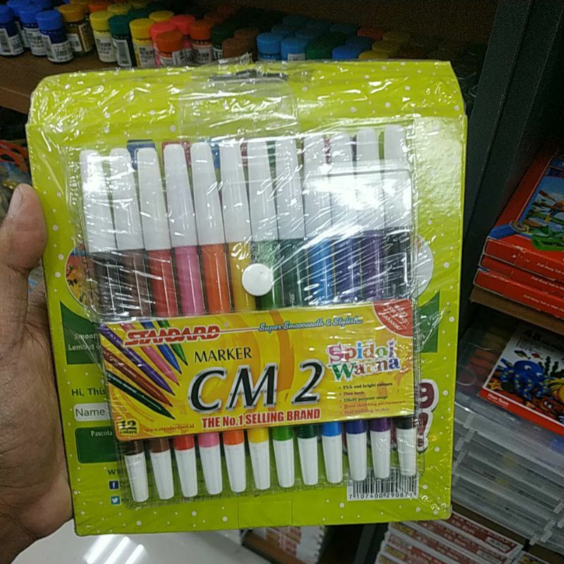 Pascola Happy Color Pencil 48/ Set ( Pensil Warna / Pewarna / Coloring ) Gratis spidol standard 12 warna