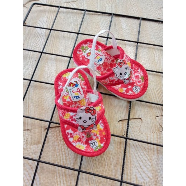 [0-2th] SANDAL BABY BUNYI MOTIF BUNGA FLORAL ANAK CEWEK / SANDAL PREWALKER BAYI  PEREMPUAN / SANDAL PREWALKER BUNYI CITCIT FLOWER