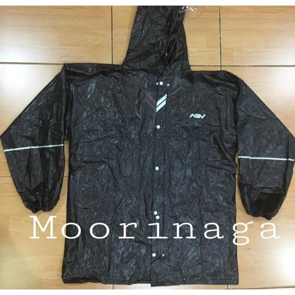 New Jas Hujan Asv Innovation Bahan Karet Motif Carbon