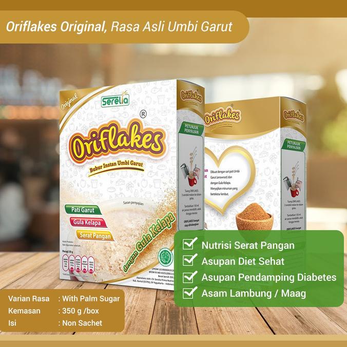 

Promo Awal tahun Oriflakes Original Serelia Umbi Garut 350gr Promo Awal tahun