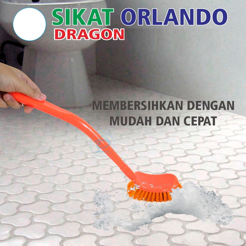 Sikat Cuci gigi lantai WC kamar mandi Sikat Orlando Dragon Murah