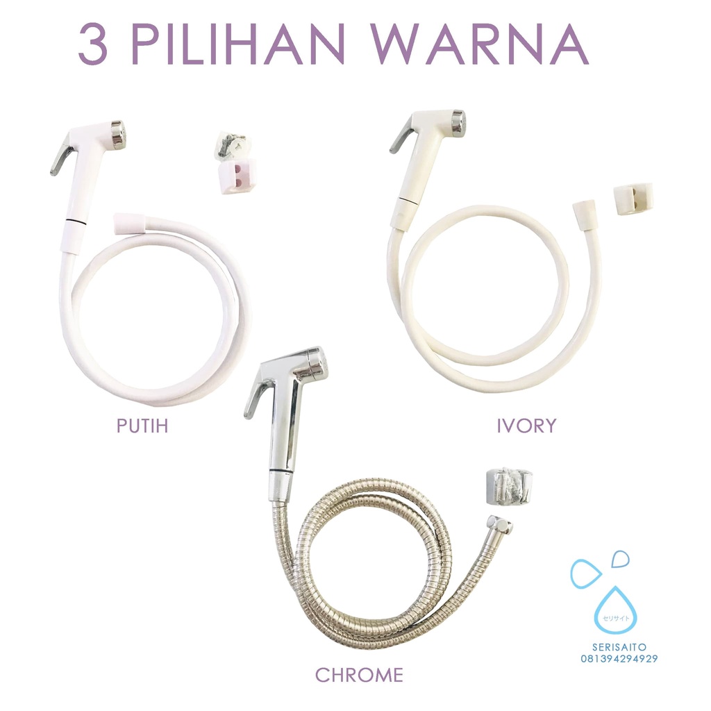 Jet Shower / Semprotan WC / Semprotan Toilet / Jet Washer - Putih