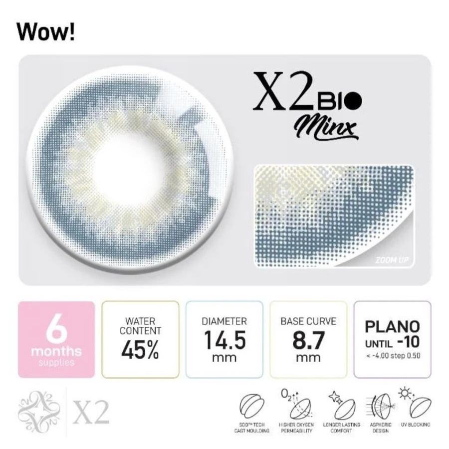 SOFTLENS X2 BIO MINX WOW