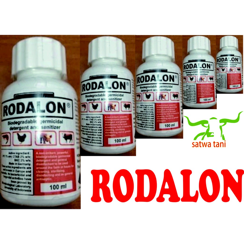 DESINFEKTAN DAN ANTISEPTIK AMPUH (RODALON 100 ml)
