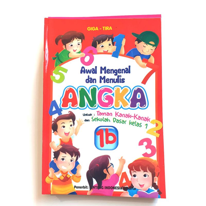 Buku TK Awal Mengenal dan Menulis ANGKA 1A/1B (per jilid/paket)