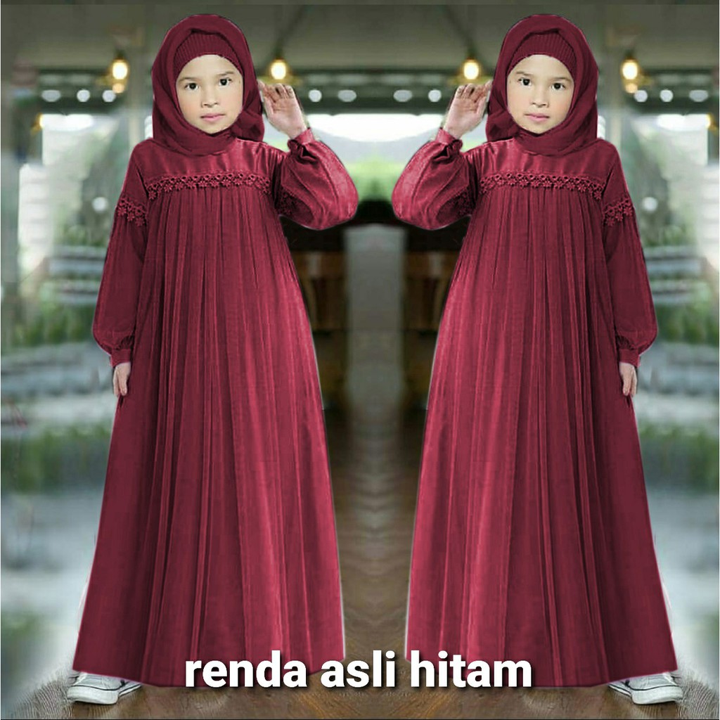 Nuraini Kids / Pakaian Anak Perempuan / Dress Anak Perempuan