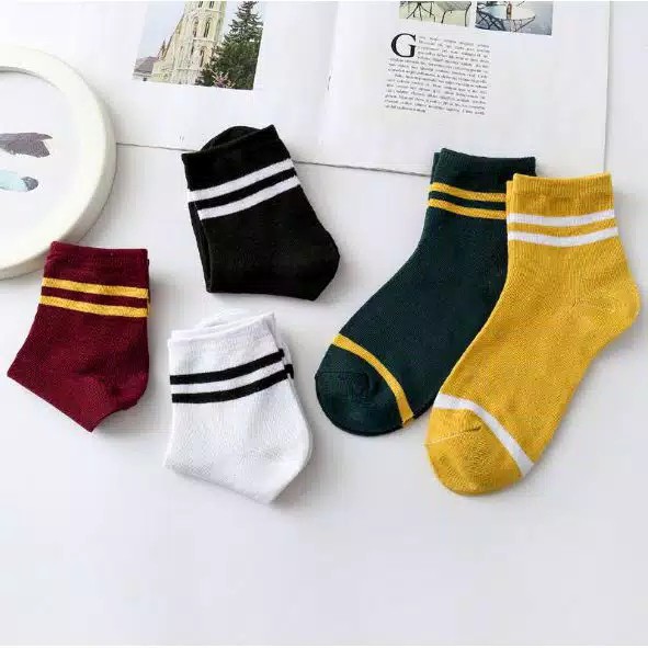 KAOS KAKI PANJANG 2 GARIS KAOS KAKI PANJANG MURAH IMPORT BISA COD/ Kaos Kaki Fashion / Kaos Kaki Motif