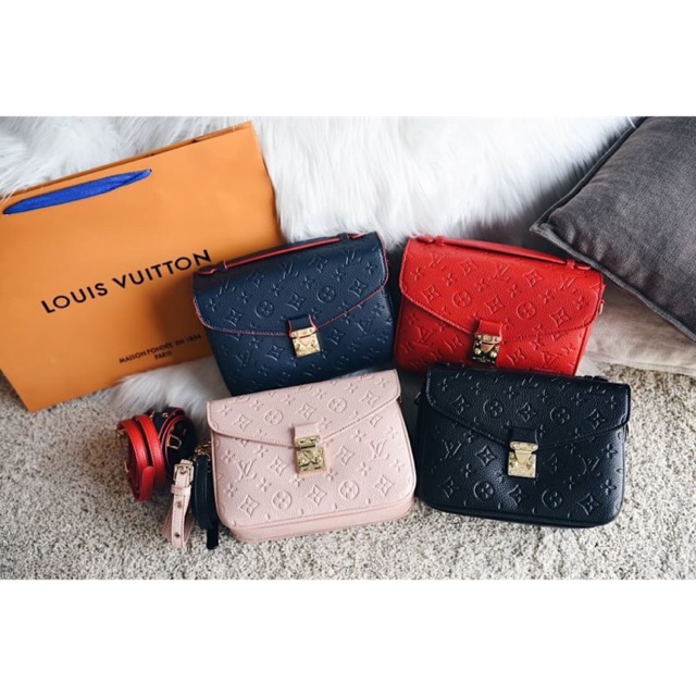 LV Pochette Metis in Empreinte Leather Bag