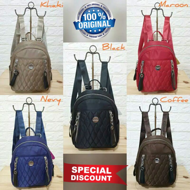 Original TAS RANSEL WANITA CHIBAO BORDIR High QUALITY Import Anti Air  SUPER