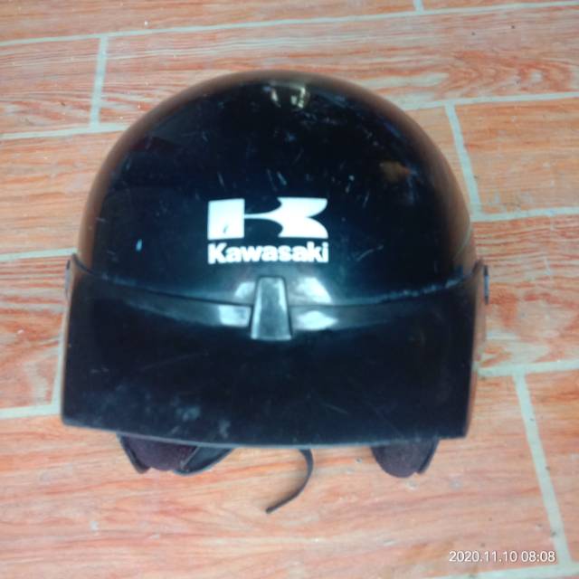 Helm Kawasaki Jadul Lawas. Second