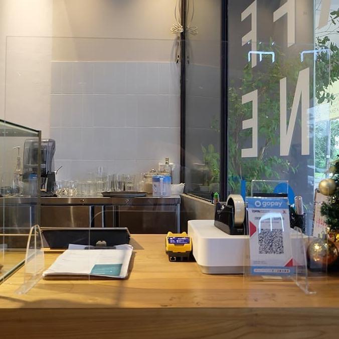 

BISA COD AKRILIK SEKAT / PARTISI / PEMBATAS / DIVIDER KASIR UNIVERSAL 3MM 60X80 PROMOKode 4417