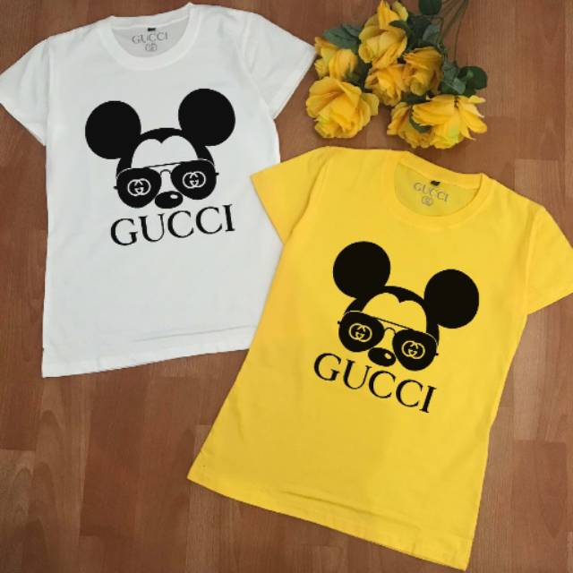 KAOS MICKEY GUCI BRANDED TEE