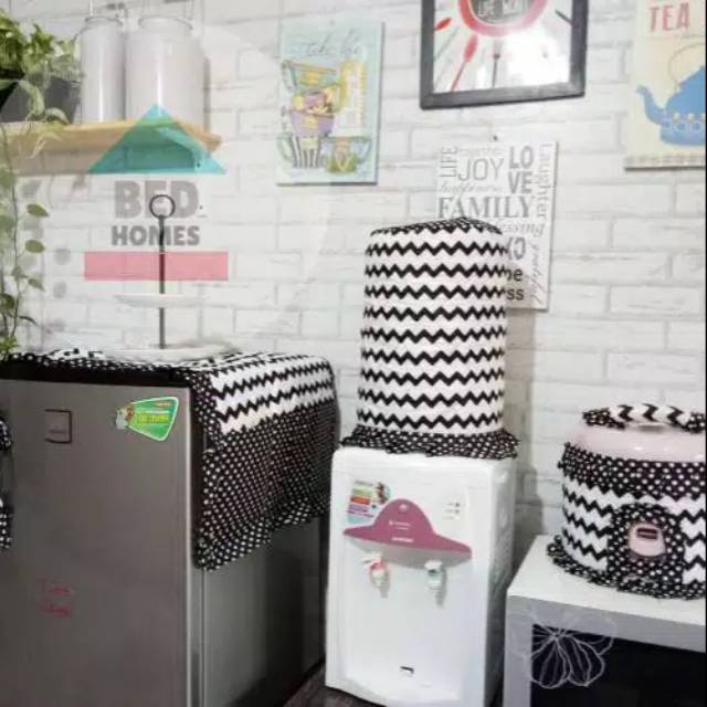 Gkm set sarung galon motif zigzag onix