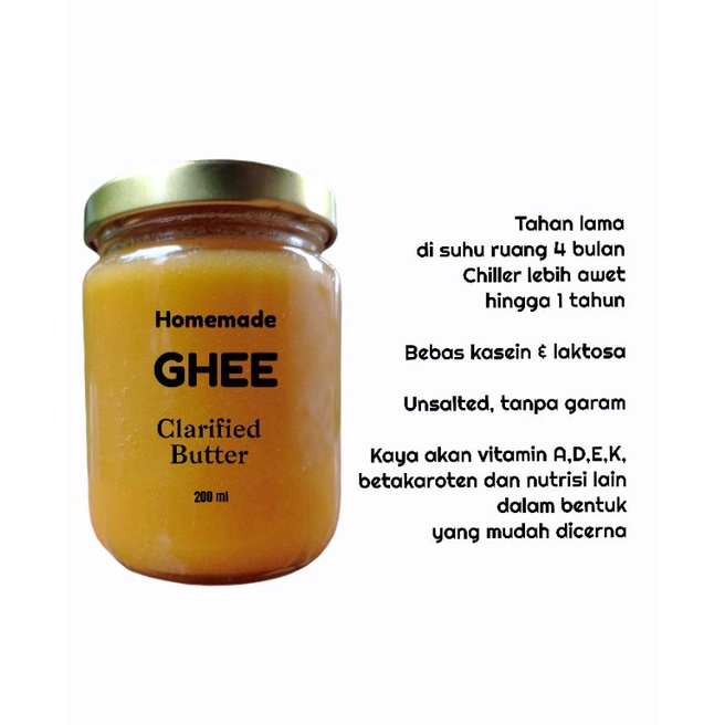

Ghee ( Grass Fed Ghee Clarified Butter) 500 ml