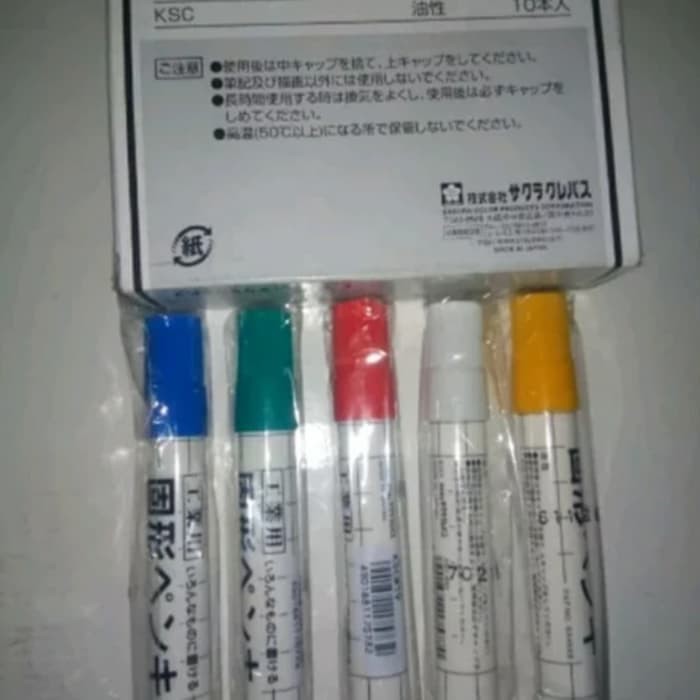 

(MEI) SAKURA STEEL SOLID MARKER/penanda besi permanen Biru