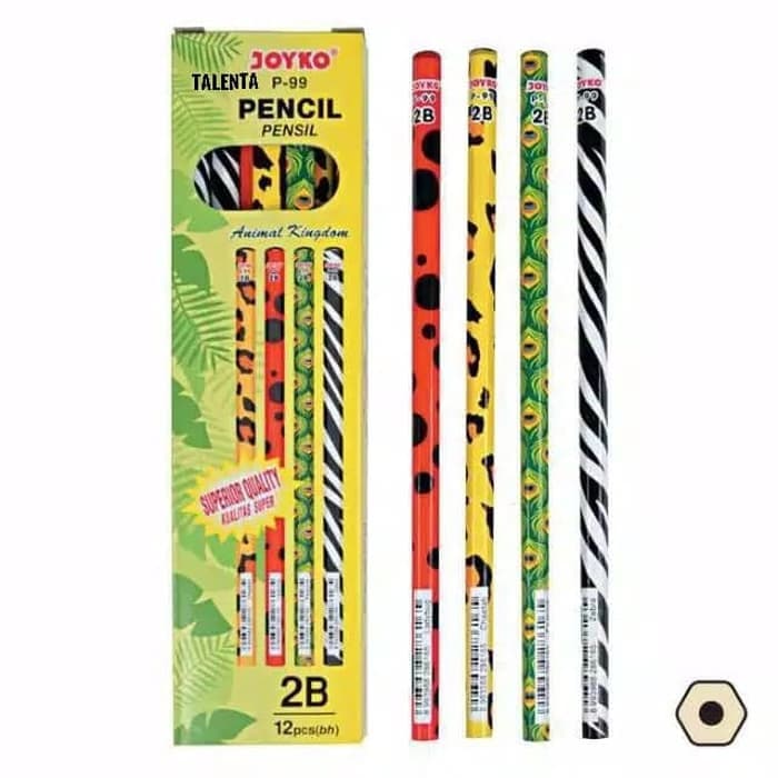 

PENSIL 2B JOYKO P-99 ANIMAL KINGDOM SERIES | PENCIL UJIAN