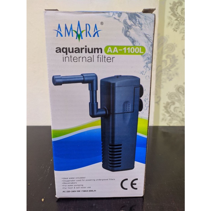 Pompa Air Celup Filter Internal Aquarium Amara AA-1100L AA1100L AA 1100L Mesin Akuarium Murah