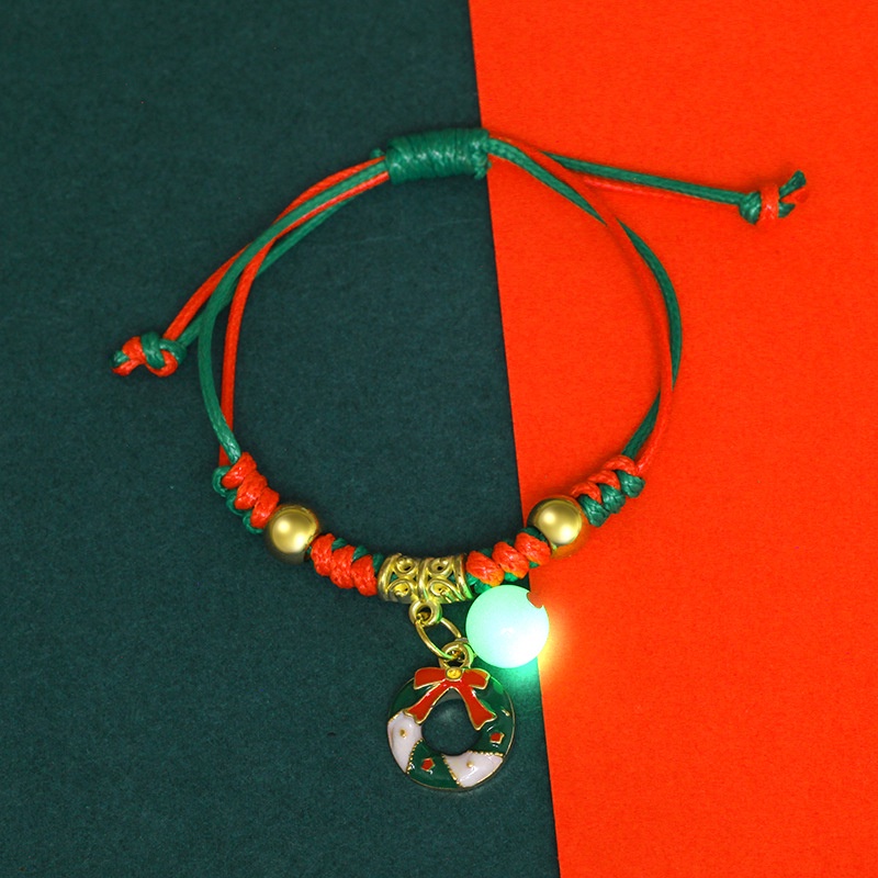 Gelang Pasangan Model Kepang Luminous Untuk Natal