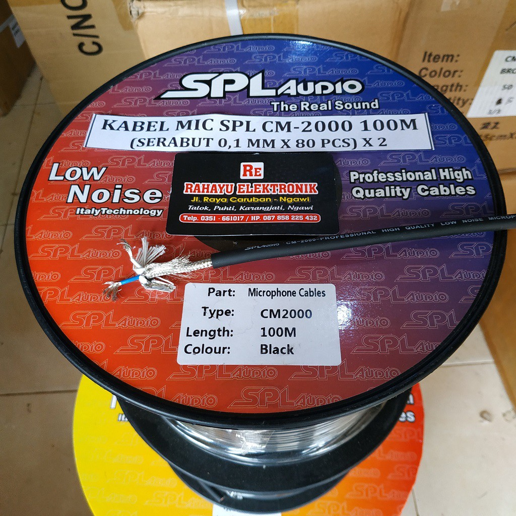 KABEL MICROPON SPL AUDIO CM-2000 / CM-5000 (METERAN)