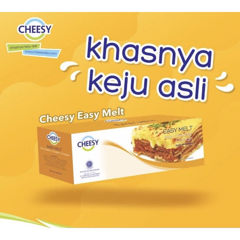 Cheesy EASY MELT 500GR - Keju Quick Melted Cheese