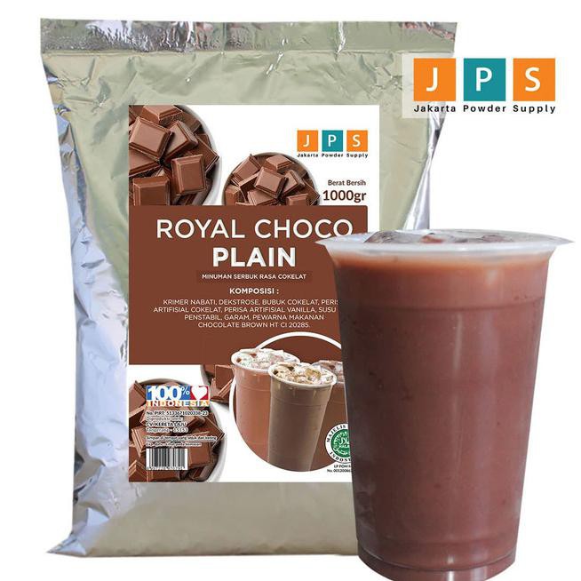 

ip2x bubuk minuman royal choco plain powder jps tanpa gula 3xd1