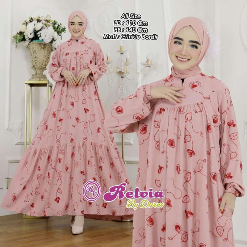 GAMIS CREANGKEL AIRFLOW BORDIR MEWAH