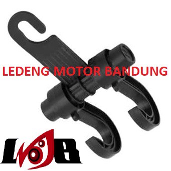 Gantungan Barang Jok Mobil Hanger Car Double Hook Gantung Kursi