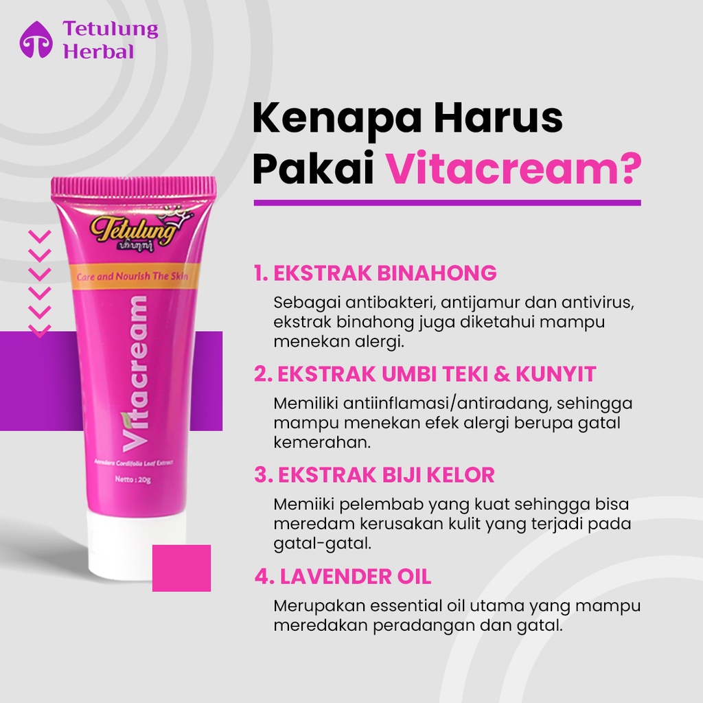 Paket Ampuh Obat Salep Gatal Selangkangan Menahun - Vitacream dan Sabun Binahong