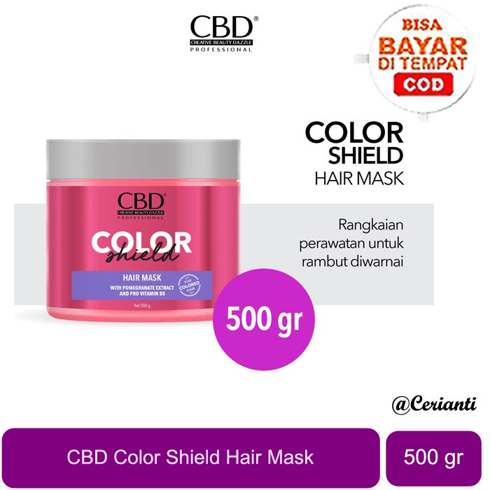 [MASKER RAMBUT] [500GR] [BPOM] CBD Color Shield Hair Mask 500gr | Masker Rambut_Cerianti