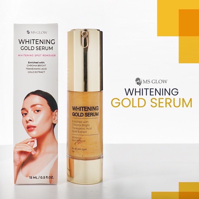 MS GLOW WHITENING GOLD SERUM/WHITENING GOLD SERUM 24K