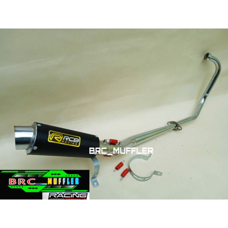 KNALPOT RCB RACING JUPITER MX OLD 135/JUPITER MX NEW 135/SATRIA FU KARBU 150 CC