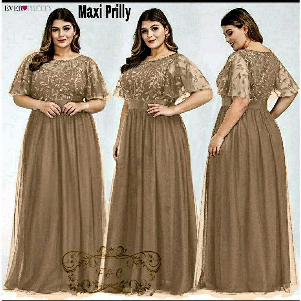 Feodora fashion / Maxi Prilly / dress wanita / dress jumbo wanita / fashion wanita / pakaian wanita (GOOD QUALITY)