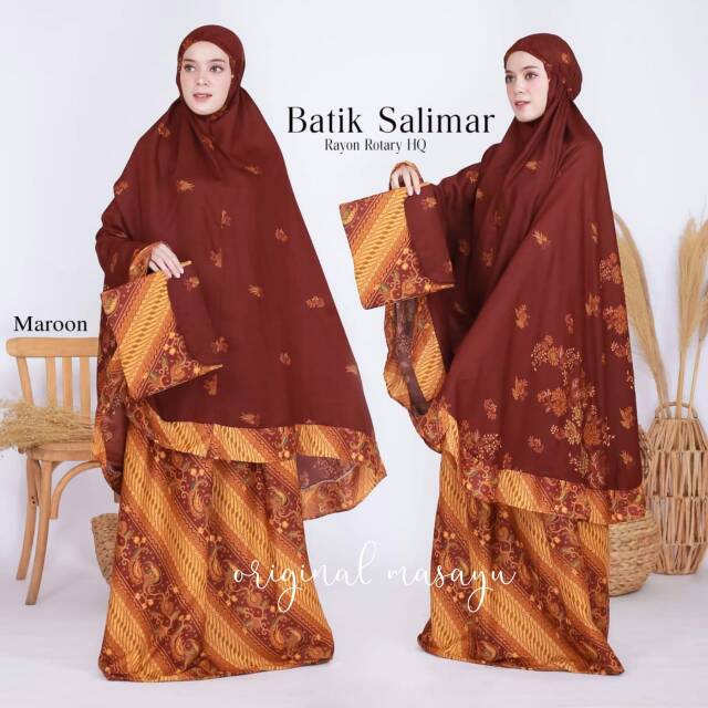 MUKENA BATIK, MUKENAH BATIK, MUKENA MOTIF BATIK, MUKENA BATIK RAYON, MUKENA BAHAN RAYON